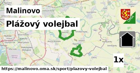 Plážový volejbal, Malinovo