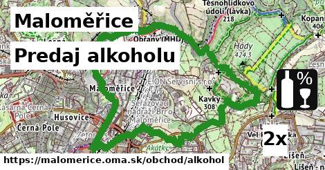 Predaj alkoholu, Maloměřice