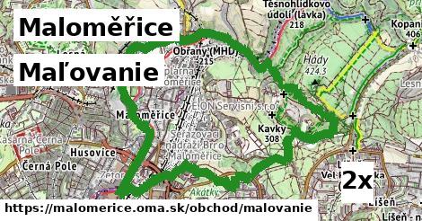 Maľovanie, Maloměřice