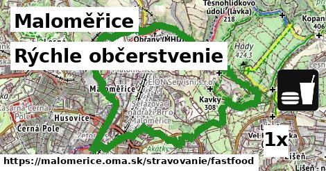 Rýchle občerstvenie, Maloměřice