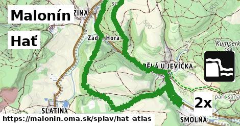 hať v Malonín