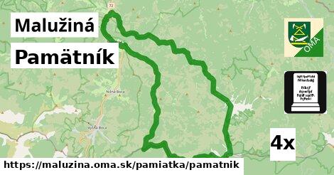 Pamätník, Malužiná