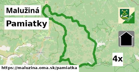 pamiatky v Malužiná