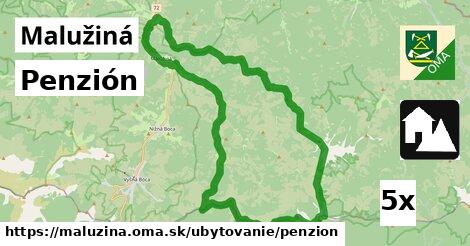 Penzión, Malužiná