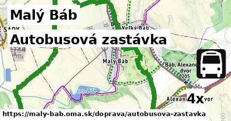 Autobusová zastávka, Malý Báb