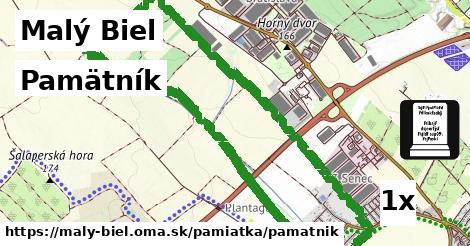 Pamätník, Malý Biel