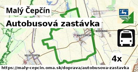 autobusová zastávka v Malý Čepčín