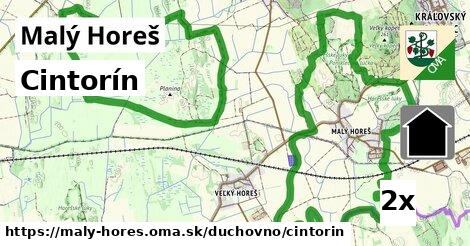 Cintorín, Malý Horeš