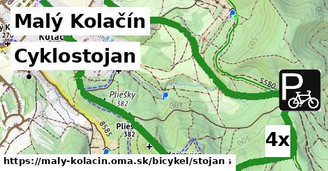 cyklostojan v Malý Kolačín