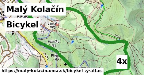 bicykel v Malý Kolačín