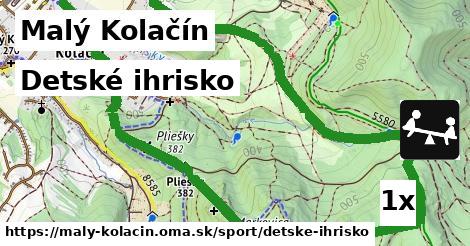 detské ihrisko v Malý Kolačín