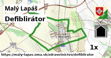 defiblirátor v Malý Lapáš
