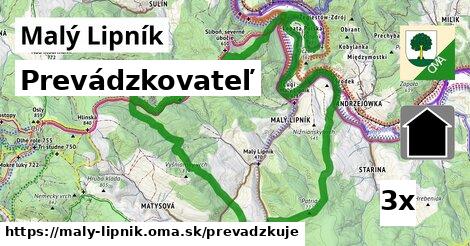 prevádzkovateľ v Malý Lipník