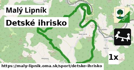 Detské ihrisko, Malý Lipník