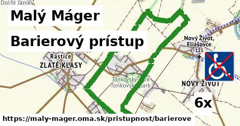 Barierový prístup, Malý Máger