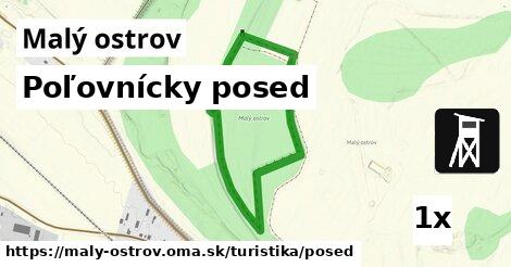 Poľovnícky posed, Malý ostrov