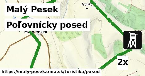 poľovnícky posed v Malý Pesek