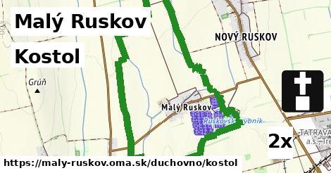 Kostol, Malý Ruskov