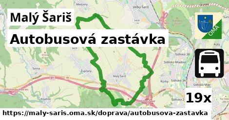 Autobusová zastávka, Malý Šariš