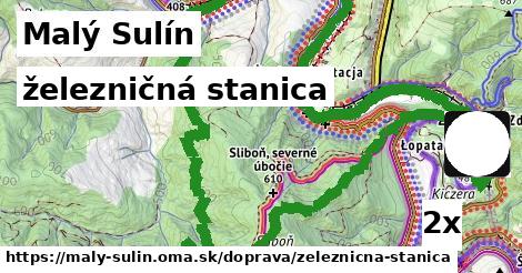 železničná stanica v Malý Sulín