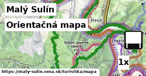 Orientačná mapa, Malý Sulín