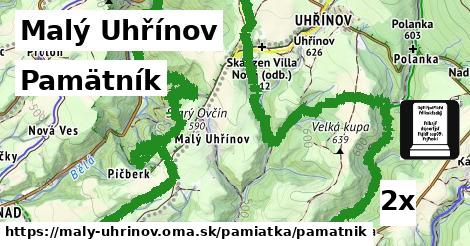 Pamätník, Malý Uhřínov