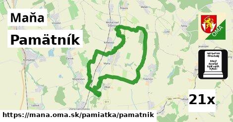 Pamätník, Maňa