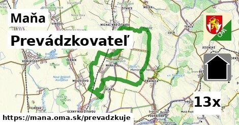 prevádzkovateľ v Maňa