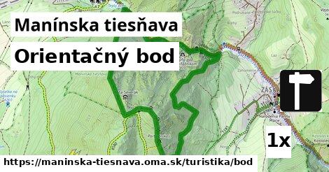 Orientačný bod, Manínska tiesňava