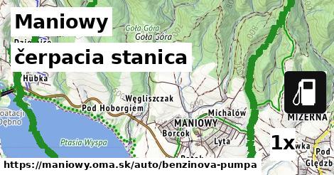 čerpacia stanica v Maniowy