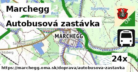 Autobusová zastávka, Marchegg