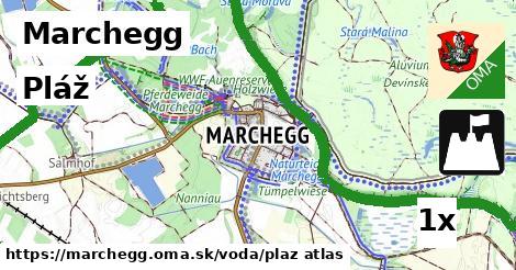 Pláž, Marchegg
