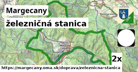 železničná stanica, Margecany