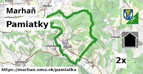 pamiatky v Marhaň