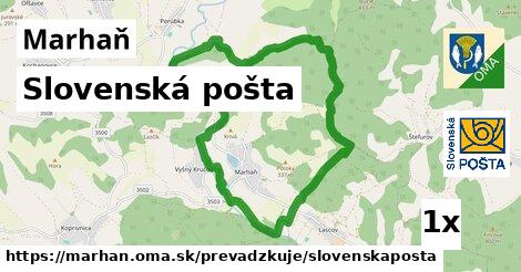 Slovenská pošta v Marhaň