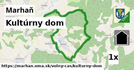 Kultúrny dom, Marhaň