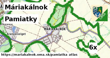 pamiatky v Máriakálnok