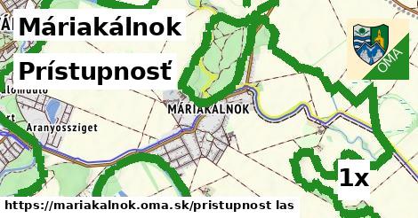 prístupnosť v Máriakálnok