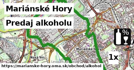 Predaj alkoholu, Mariánské Hory