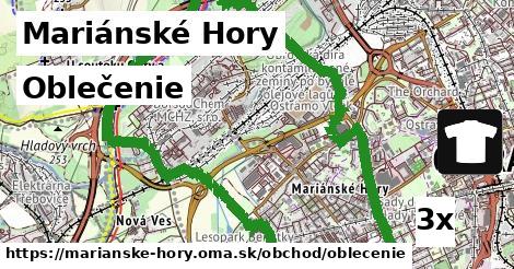 Oblečenie, Mariánské Hory