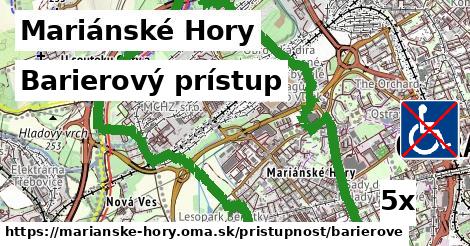 Barierový prístup, Mariánské Hory