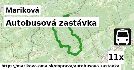 Autobusová zastávka, Mariková