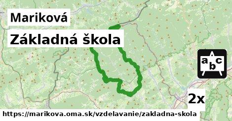 Základná škola, Mariková