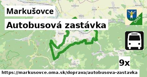 Autobusová zastávka, Markušovce