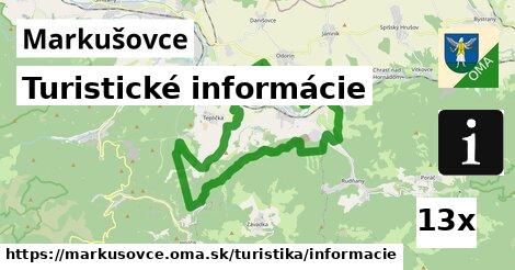 Turistické informácie, Markušovce