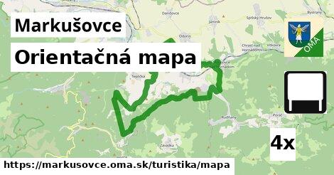 Orientačná mapa, Markušovce