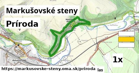 príroda v Markušovské steny