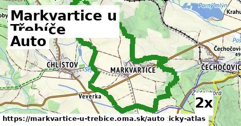 auto v Markvartice u Třebíče