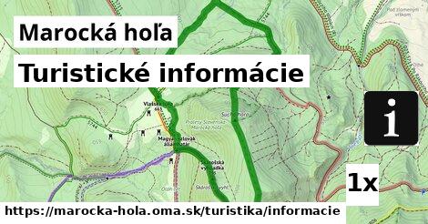 Turistické informácie, Marocká hoľa