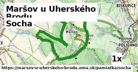 socha v Maršov u Uherského Brodu